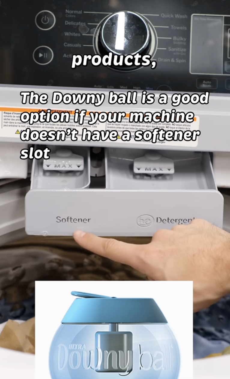 man talking about doing laundry